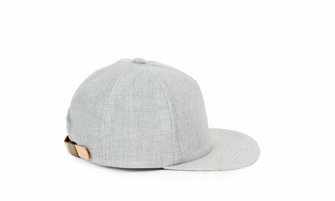 Organic Chambray Ball Cap, Light Gray